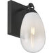 Ombre 4.75 inch Black Wall Sconce Wall Light