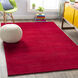 Mystique 114 X 90 inch Burgandy Handmade Rug in 8 x 10, Rectangle