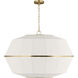 ED Ellen DeGeneres Hikari 5 Light 32.25 inch Burnished Brass Pendant Ceiling Light