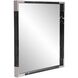 Marcel 23 X 23 inch Black/Silver Mirror