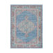 Ayland 65 X 47 inch Bright Blue/Mint/Bright Pink/Bright Orange Rugs, Polyester