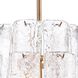Fire and Ice 13 Light 23 inch Lacquered Gold Chandelier Ceiling Light in Clear Glass