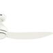Mazzini 52 inch Matte White Outdoor Ceiling Fan