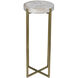 Soho 26.5 X 11 inch Antique Brass Side Table