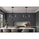 Paloma 3 Light 16 inch Anthracite Mini Pendant Ceiling Light