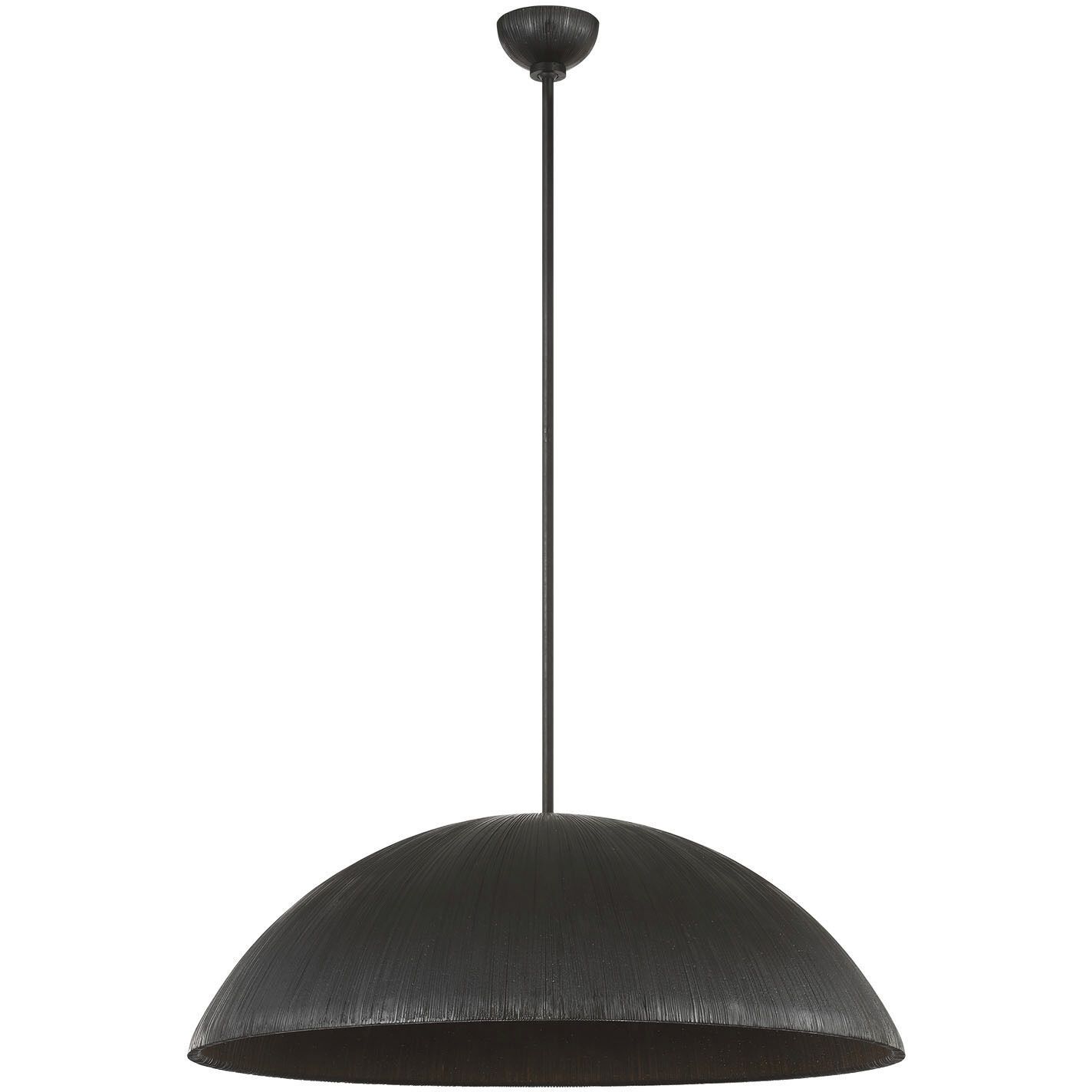Kelly Wearstler Utopia LED 30 inch Aged Iron Sculpted Pendant Ceiling Light