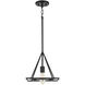 Elijah 1 Light 11 inch Matte Black Pendant Ceiling Light