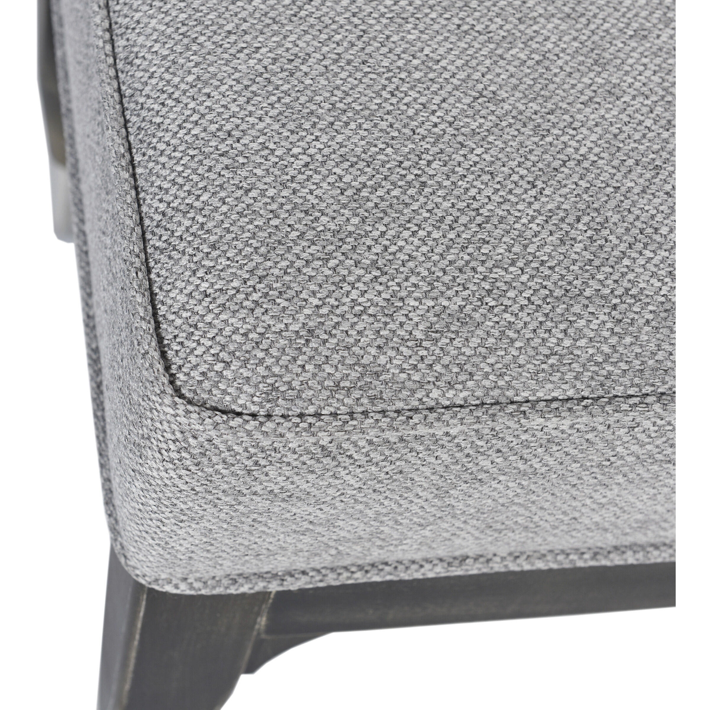 Cameron Gray and Charcoal Black Washed Chair Bench