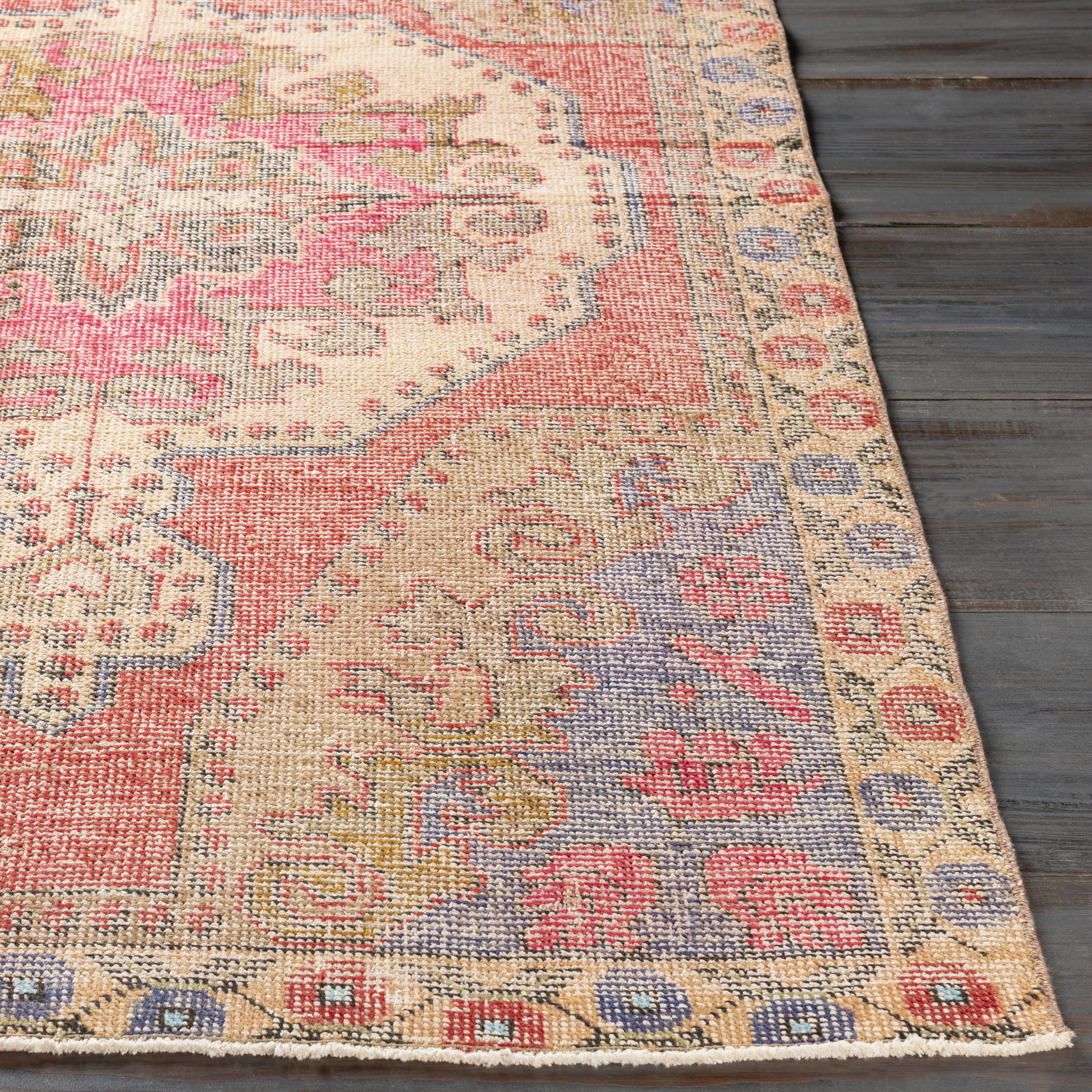 Antique One of a Kind 81 X 52 inch Rug, Rectangle