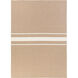 Colton 36 X 24 inch Taupe, Ivory Rug