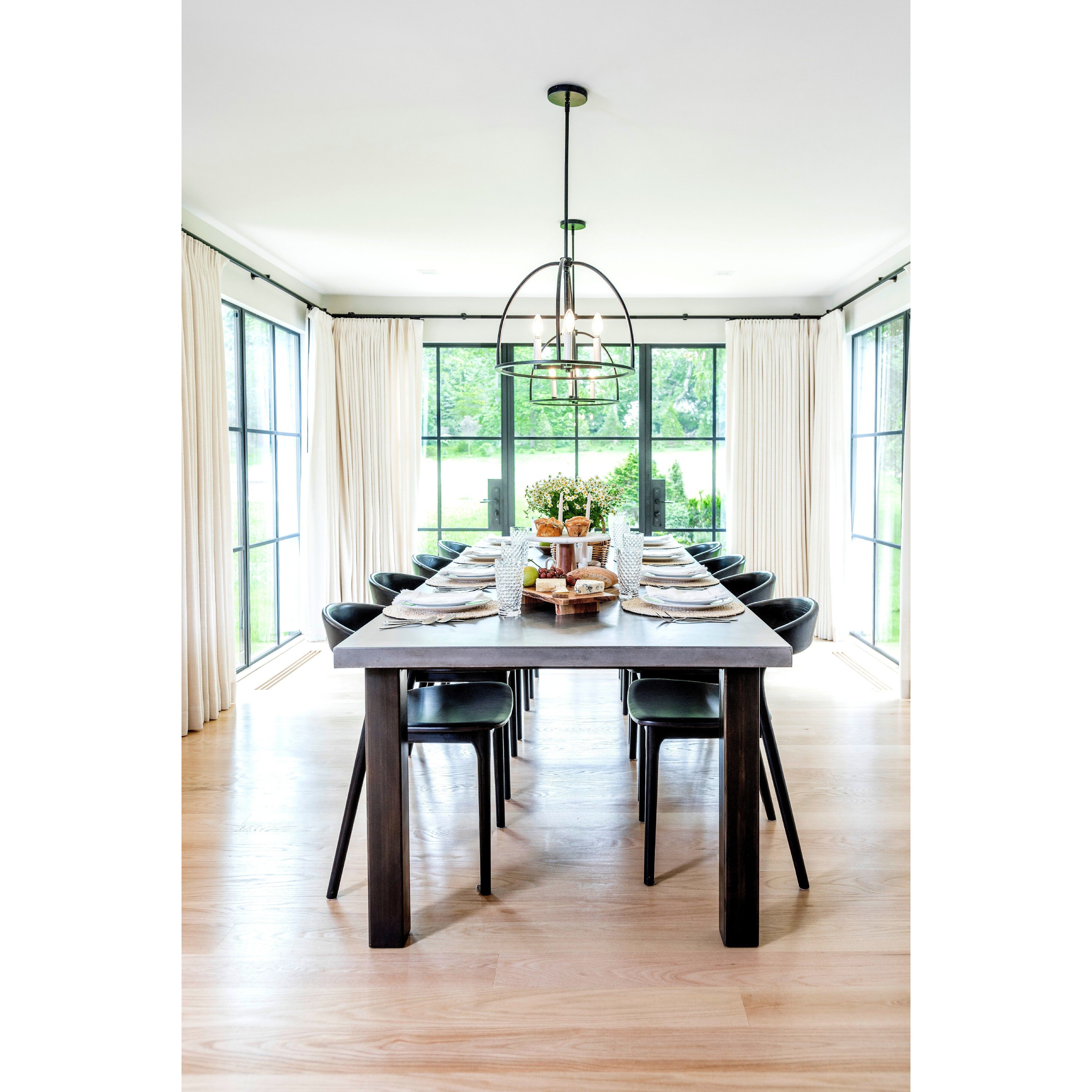 Abbott 4 Light 18.25 inch Black Lantern Chandelier Ceiling Light