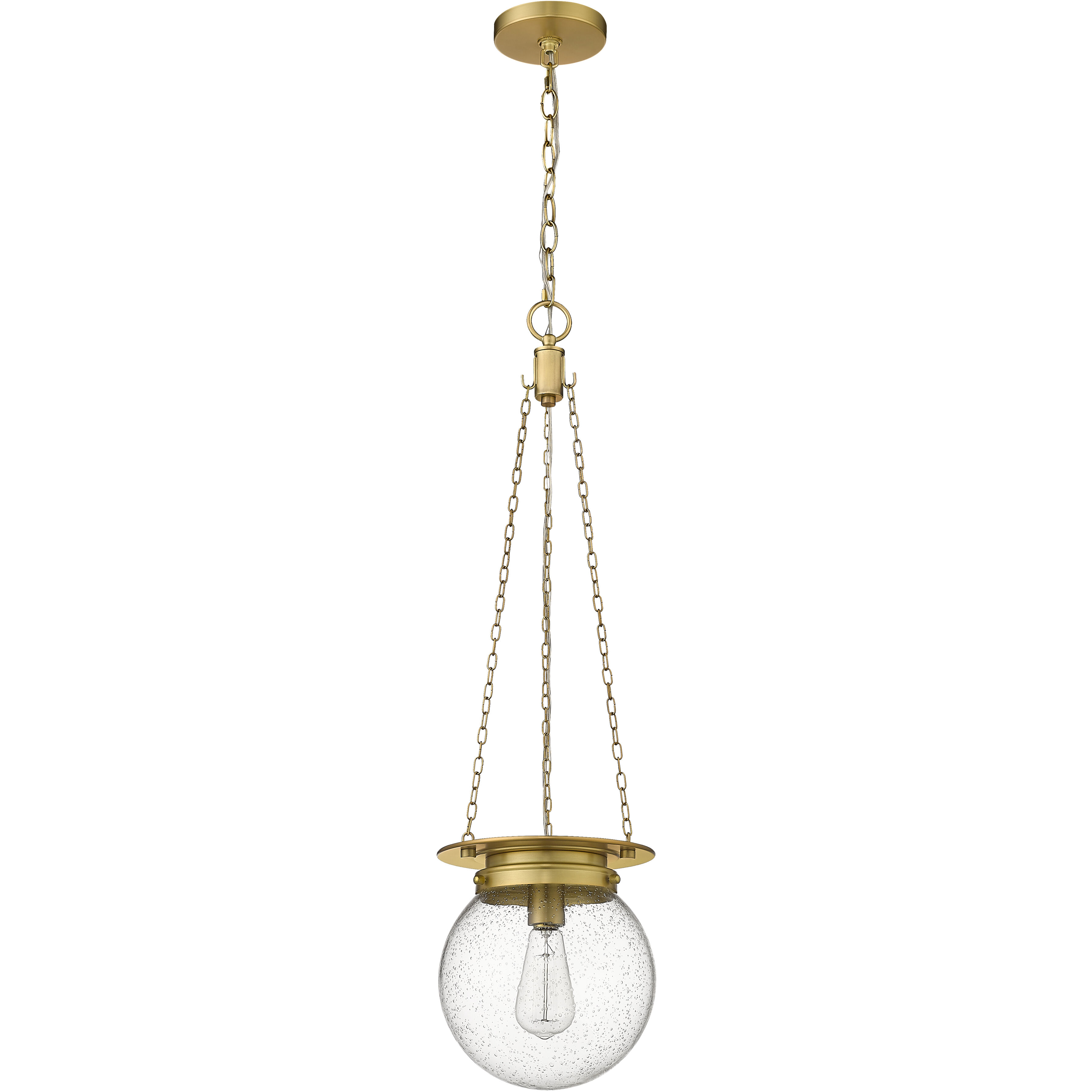 Calhoun 1 Light 9 inch Heritage Brass Pendant Ceiling Light
