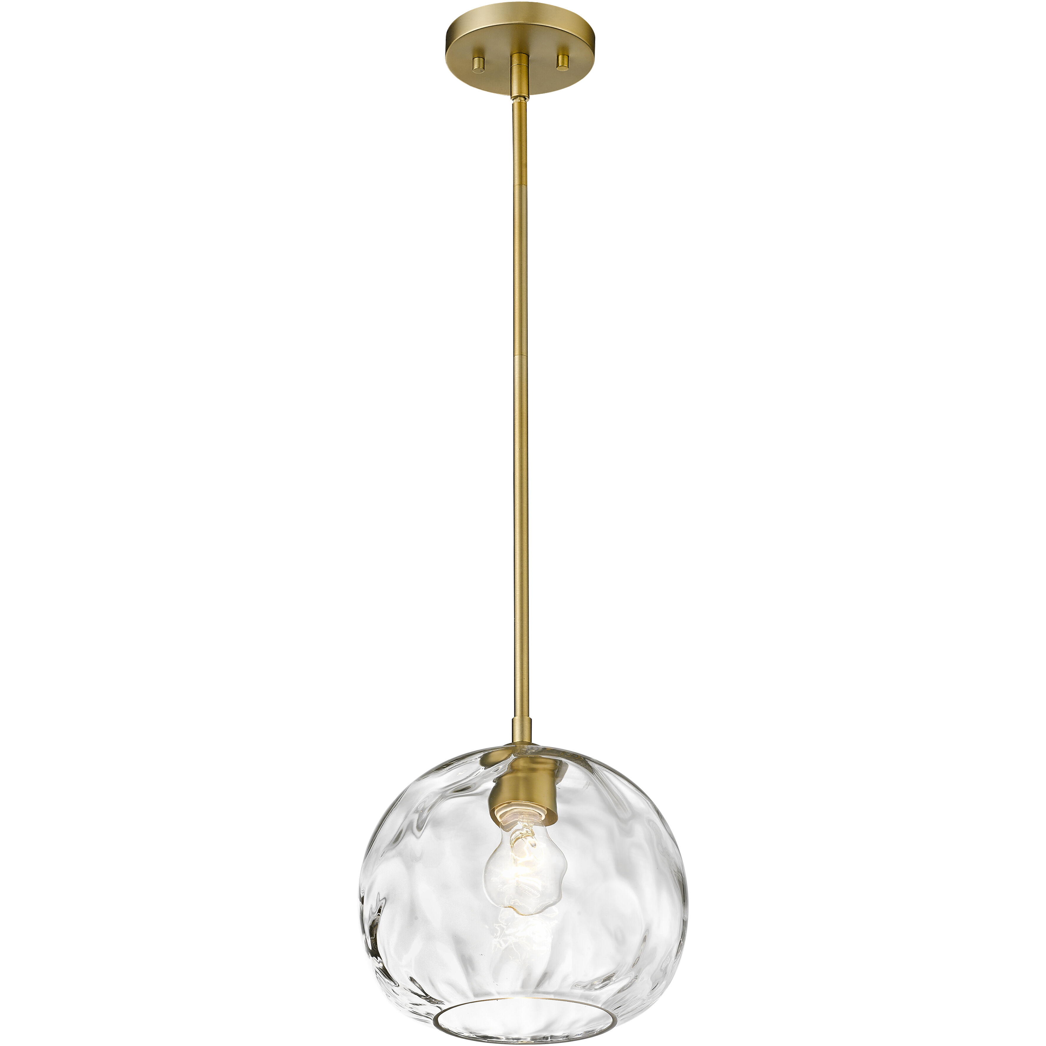 Chloe 1 Light 10 inch Olde Brass Pendant Ceiling Light