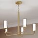 Mack 5 Light 28 inch Brushed Gold Chandelier Ceiling Light