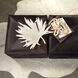 Leather and Hide 18 inch Espresso Hide w/ Dark Brown Stitching Ottoman