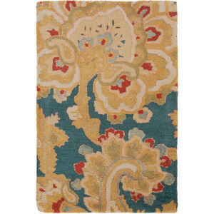 Sea 156 X 108 inch Blue and Brown Area Rug, Wool