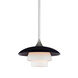 Barron 1 Light 8 inch Polished Nickel Pendant Ceiling Light