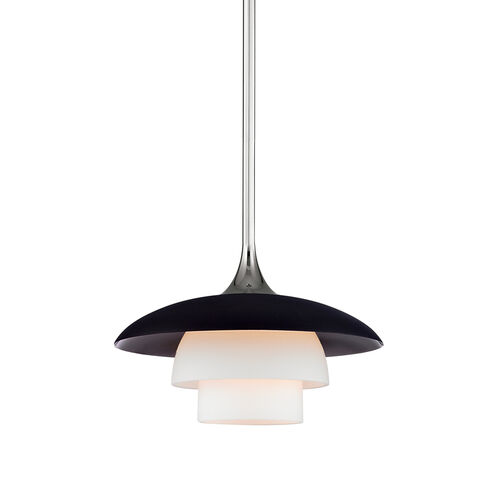 Barron 1 Light 8 inch Polished Nickel Pendant Ceiling Light
