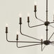 Pallas 12 Light 42.75 inch Black Chandelier Ceiling Light