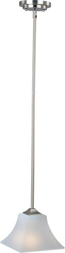 Aurora 1 Light 8 inch Satin Nickel Mini Pendant Ceiling Light