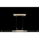 Blade 8 Light 52.13 inch Gold Pendant Ceiling Light