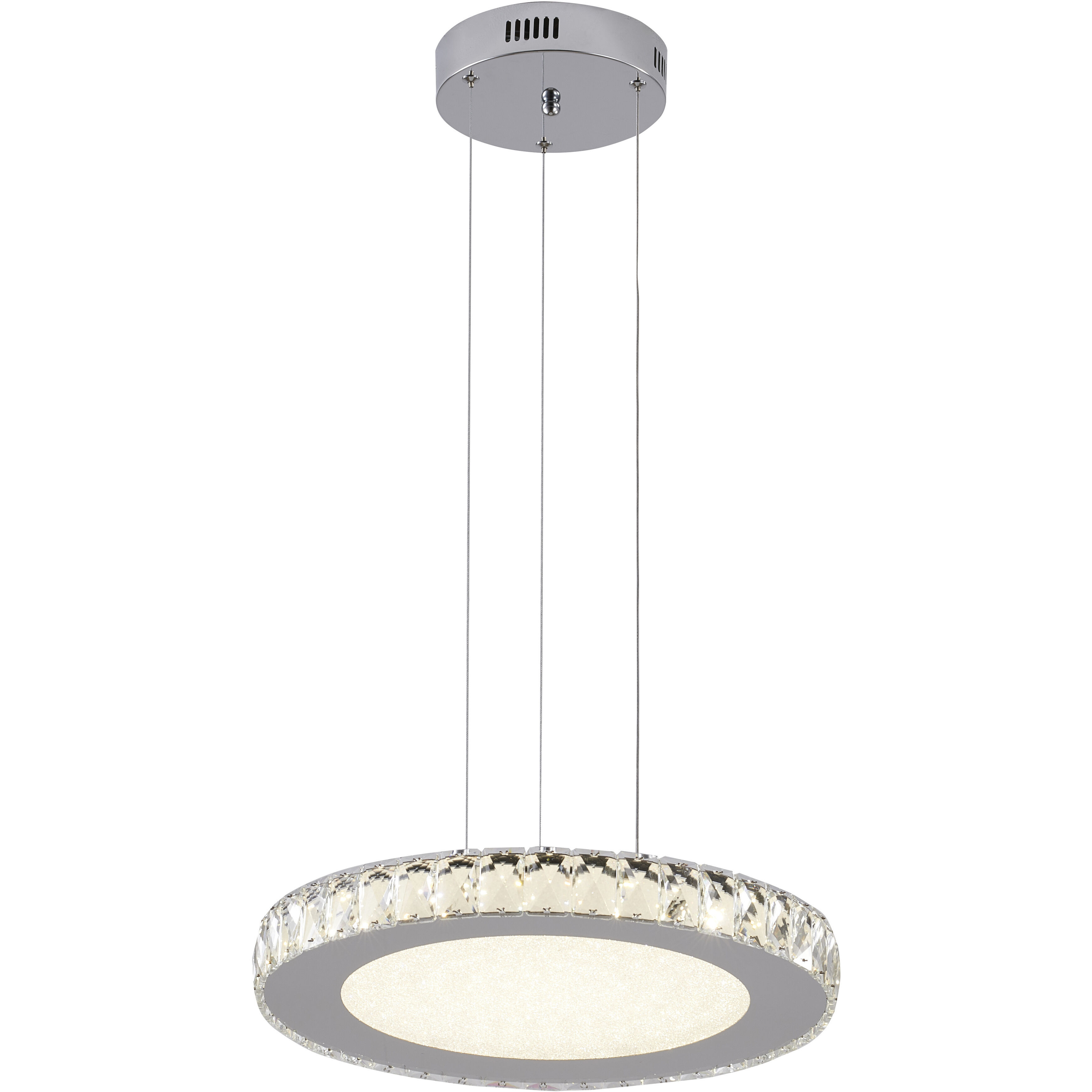 Canada LED 17 inch Chrome Chandelier Ceiling Light