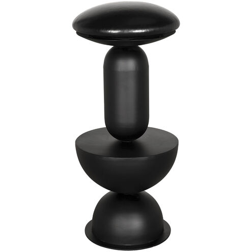 Perth 31 inch Matte Black Bar Stool, Swivel