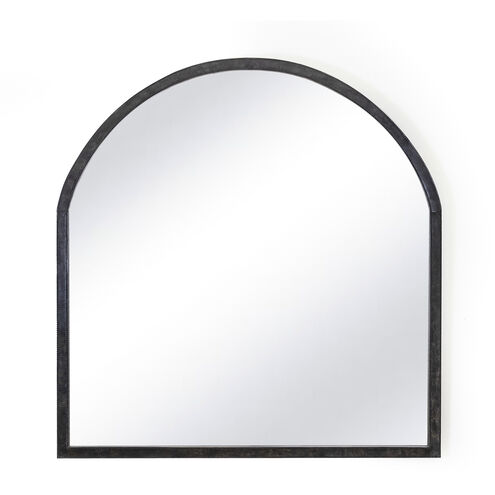 Knox 38 X 36 inch Black Mirror, Mantle