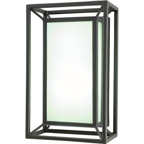 Outline LED 10.5 inch Sand Bronze Pocket Lantern, Outdoor