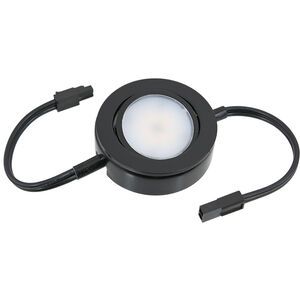 MVP Puck Light 120V LED 4.6 inch Black Puck Lighting