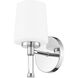 Henri 1 Light 6.5 inch Chrome Bathroom Vanity Wall Light