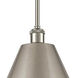 Ballston Cone LED 16 inch Brushed Satin Nickel Pendant Ceiling Light