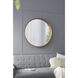 Wayne 39.4 X 39.4 inch Brown Wall Mirror