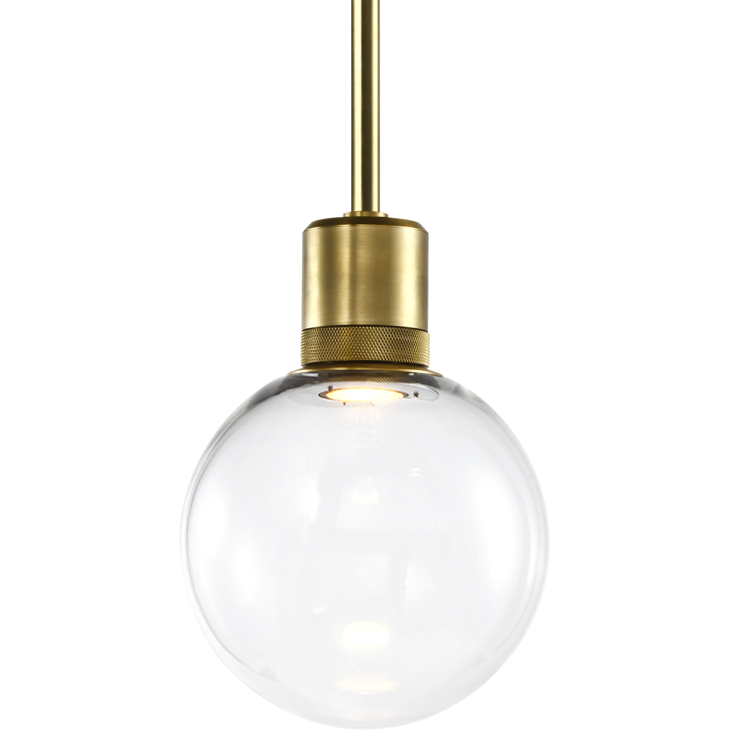 Zigrina 1 Light 7.88 inch Aged Brass Pendant Ceiling Light