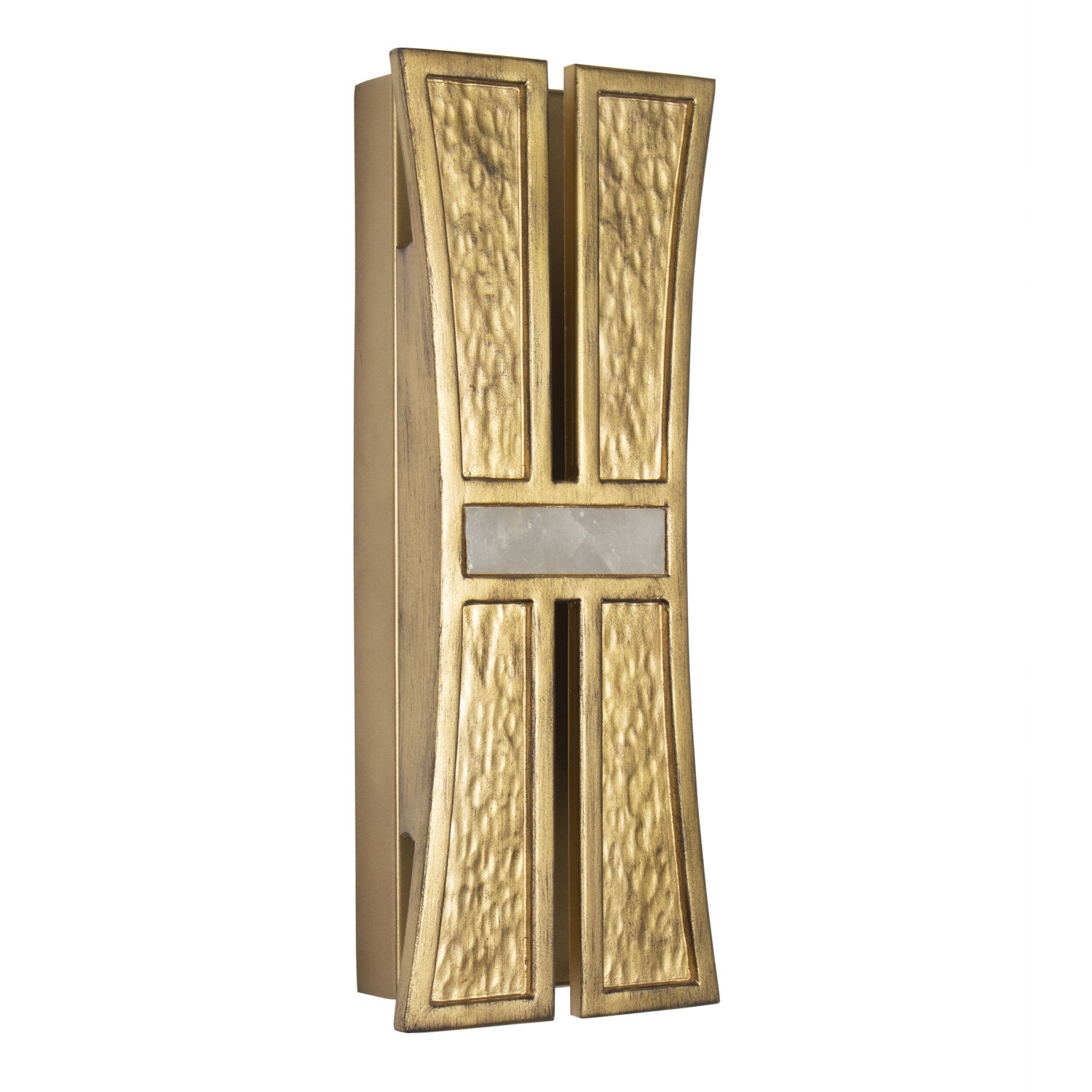 Dos LED 5.5 inch Rustic Gold and Brushed Gold ADA Wall Sconce Wall Light