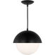 Drew & Jonathan Hyde 1 Light 12 inch Midnight Black Pendant Ceiling Light