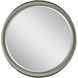 Thomas O'Brien Tricia 24 X 24 inch Matte White and Polished Nickel Illuminated Round Mirror