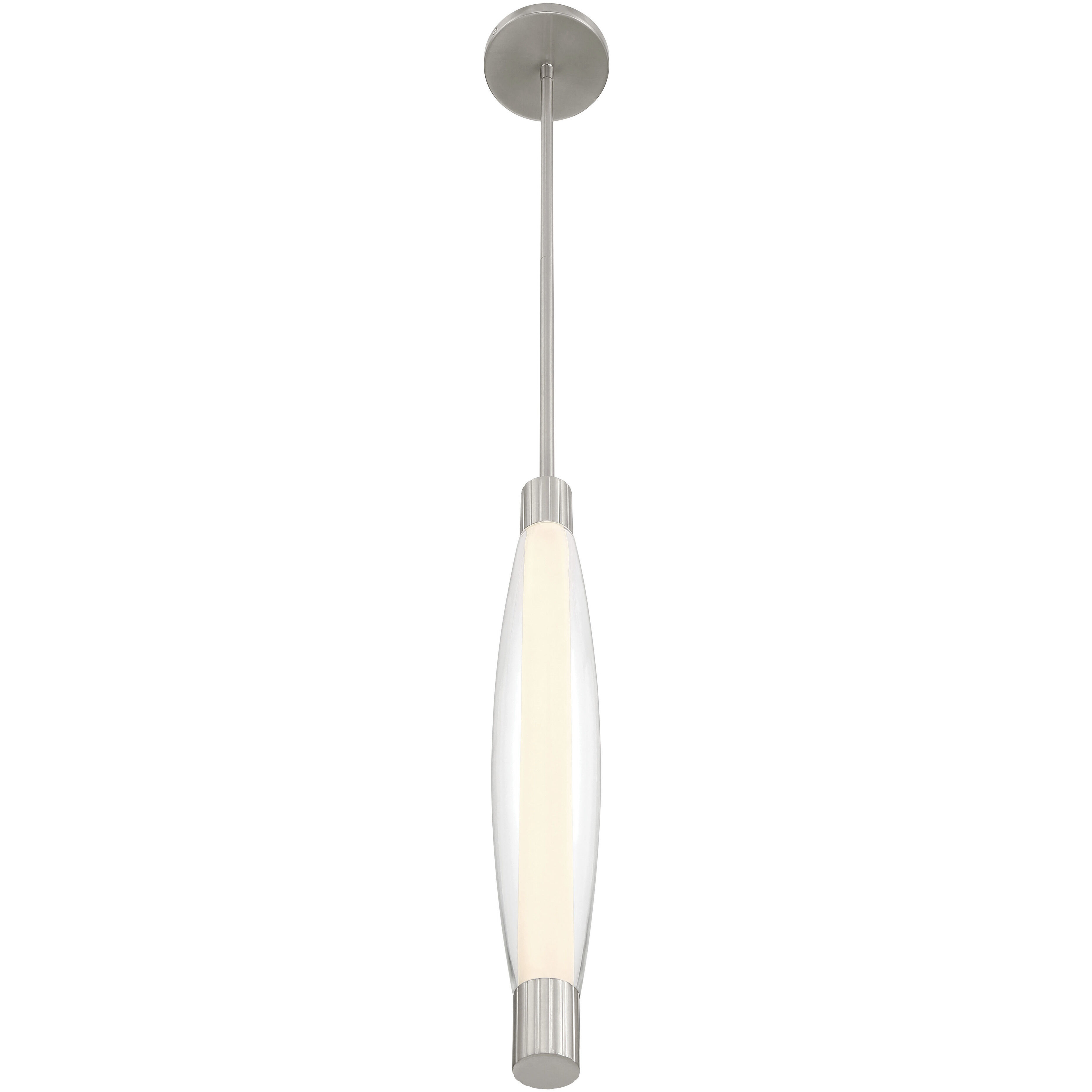 Verto LED 3 inch Brushed Nickel Pendant Ceiling Light