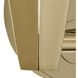 Wheatley 2 Light 11 inch Modern Brass Wall Sconce Wall Light in Cased White Glass
