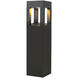 Sonoma 120-277V 24.00 watt Black Exterior Bollard
