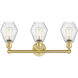 Cindyrella 3 Light 24 inch Satin Gold Bath Vanity Light Wall Light in Seedy