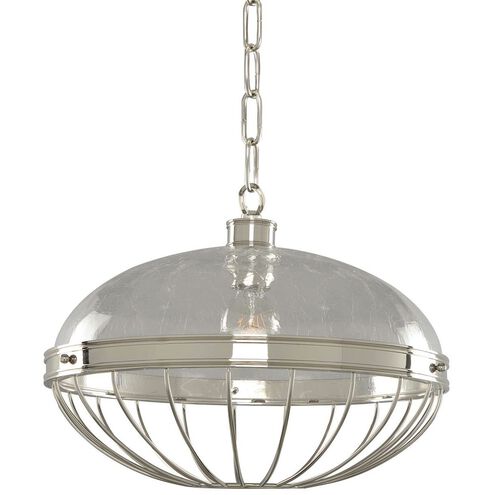 Montauk 1 Light 16 inch Polished Nickel Pendant Ceiling Light