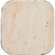 Sev 20.5 X 19.75 inch Natural/Gold Accent Table
