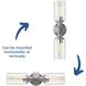 Archives 2 Light 18.5 inch Antique Nickel Bath Vanity Wall Light