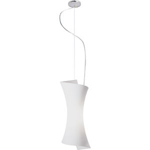 Conico 1 Light 8.5 inch Satin Nickel Single Pendant Ceiling Light