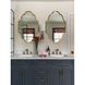 Clifton Bath Sconce Wall Light in Aged Brass