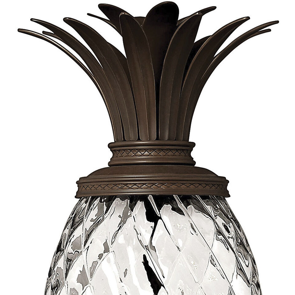 Plantation 4 Light 29.5 inch Copper Bronze Outdoor Post Mount Lantern in Non-LED, Extra Large