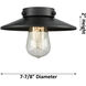 Franklin Restoration Railroad LED 8 inch Satin Gold Mini Pendant Ceiling Light, Franklin Restoration