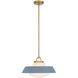 Xander 1 Light 16 inch Vibrant Gold Pendant Ceiling Light