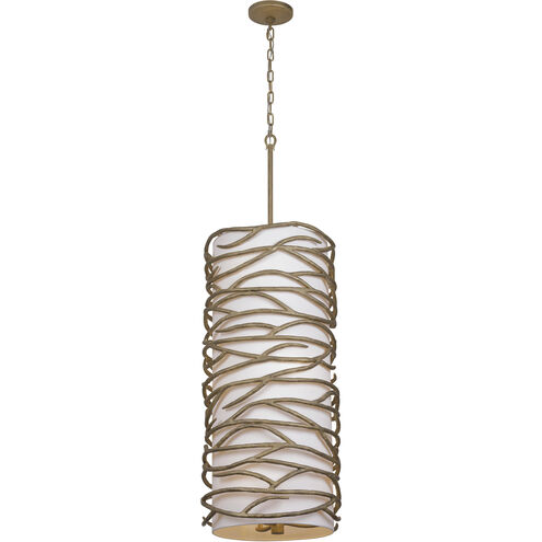 Branch Reality 9 Light 16 inch Textured Ashen Gold Foyer Pendant Ceiling Light